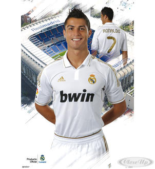 Cristiano Ronaldo Poster on Poster Cristiano Ronaldo Real Madrid Posters Grand Format Commandez