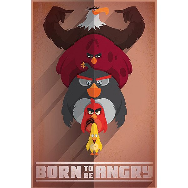 Poster Angry Birds "Born to be Angry"