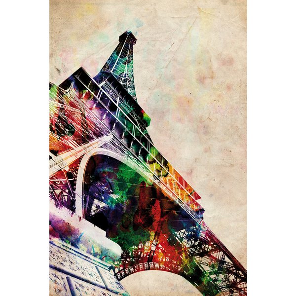 Poster de la Tour Eiffel en Aquarelle