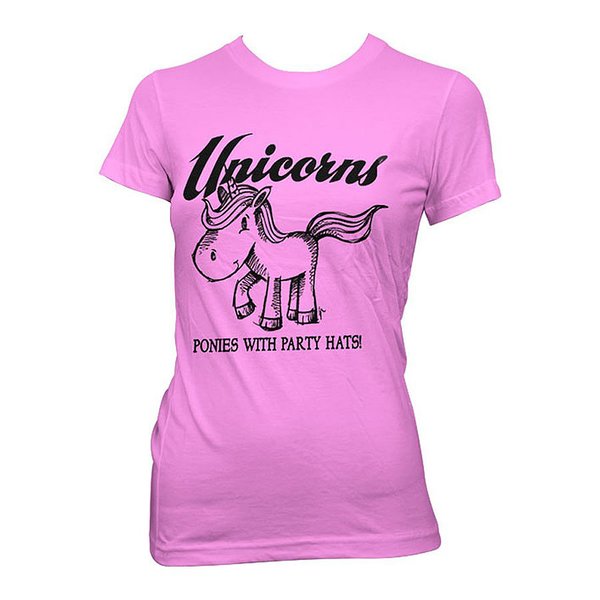 T-Shirt Girlie Unicorns -