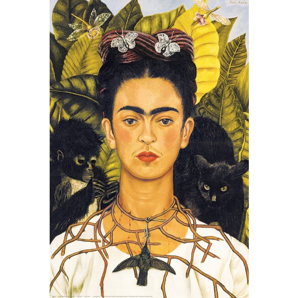 Poster Frida Kahlo - Portrait avec