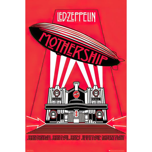 Poster Led Zeppelin Mothership