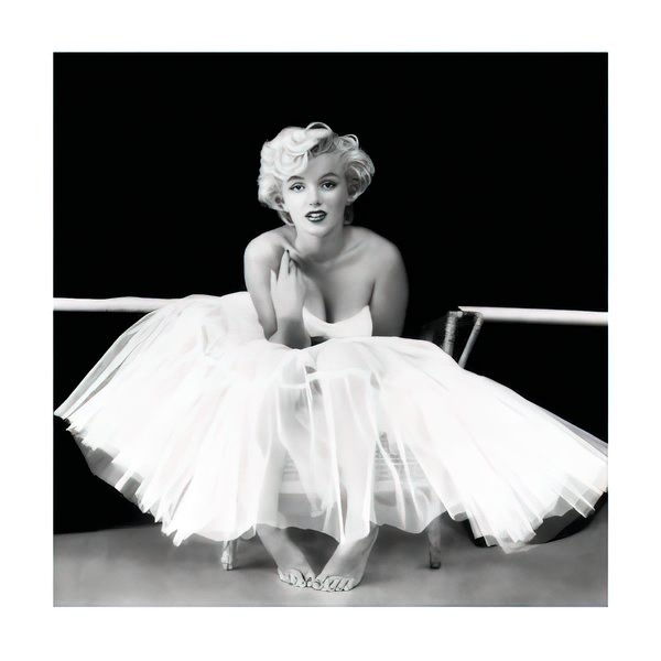 Poster Marilyn Monroe danseuse de Ballet