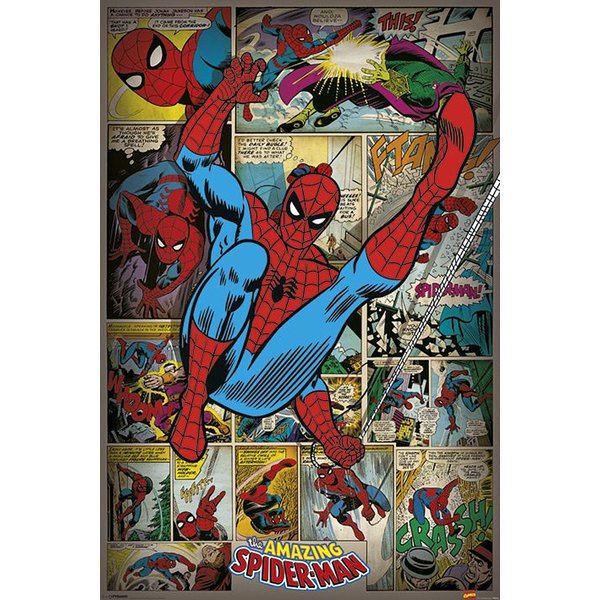Poster Marvel Spider-Man Retro