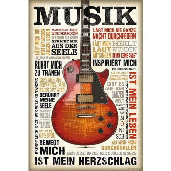 Poster "Musik ist Leidenschaft"
