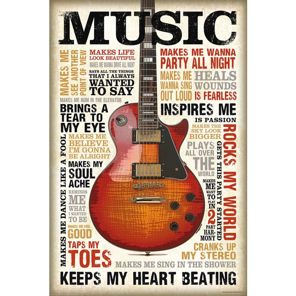Poster "Music is passion"