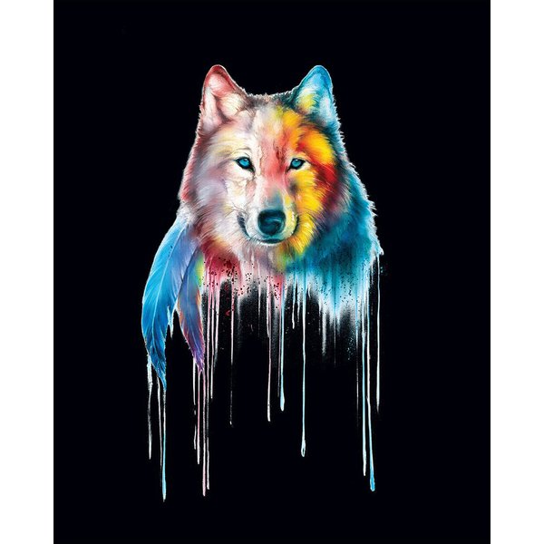 Poster Mystical Wolf -