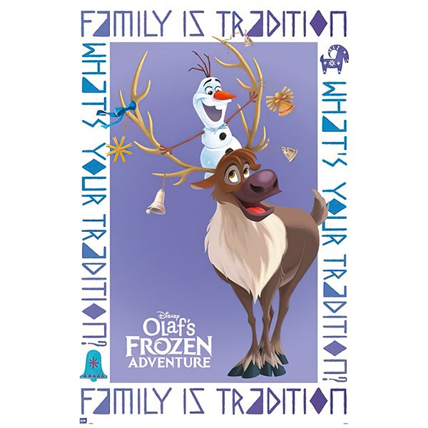 Poster Disney Olaf's Frozen Adventure -