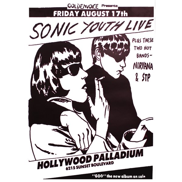 Poster Sonic Youth Live 
