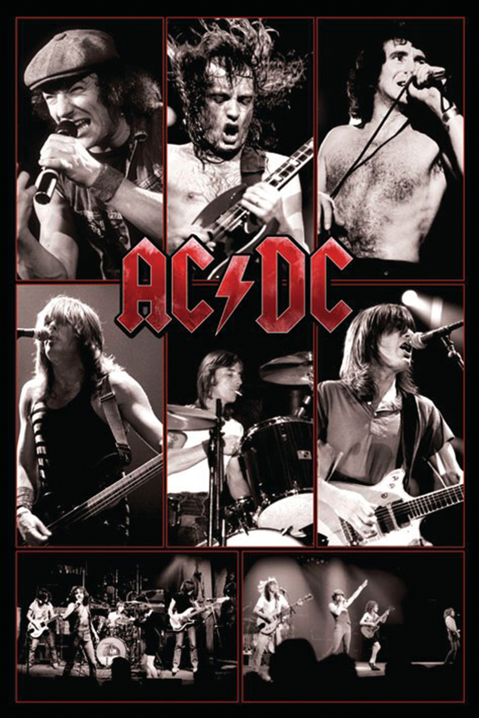 Poster AC/DC Posters grand format Commandez dès maintenant! Close Up