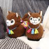 Chaussons en peluche Alpaga
