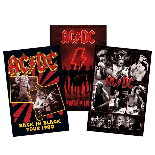 Set de 3 Posters AC/DC -
