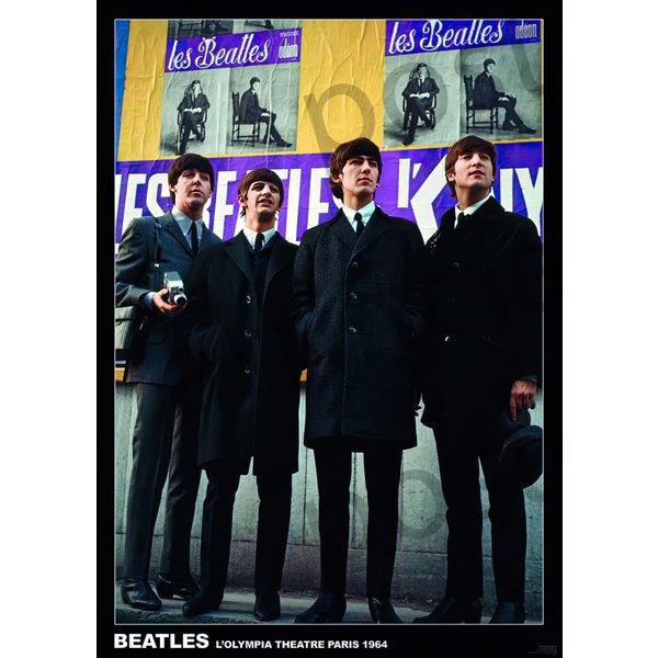 Poster Beatles - Paris 1964