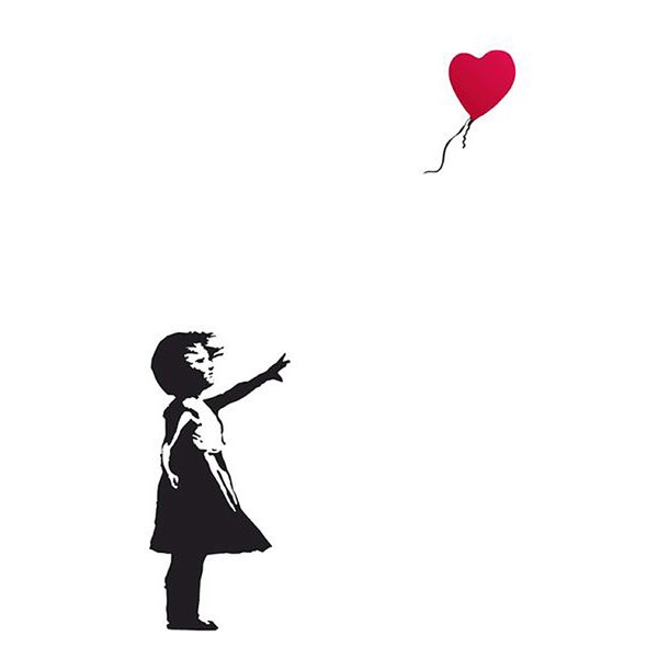 Poster Banksy Hope (Espoir)