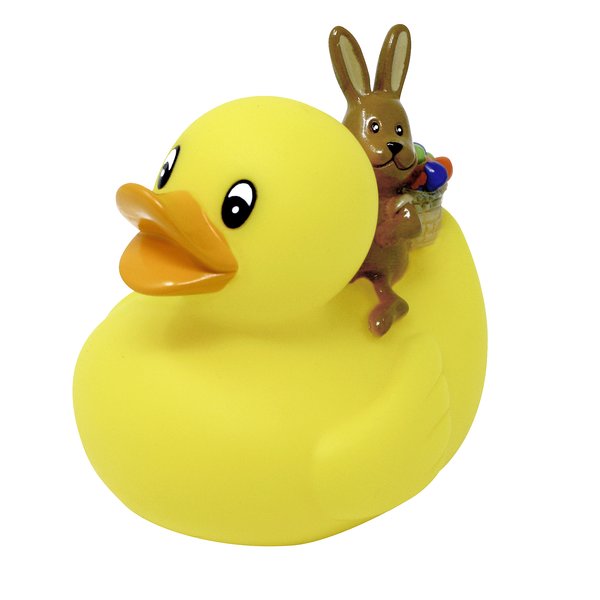 Canard de bain avec Lapin de Pâques