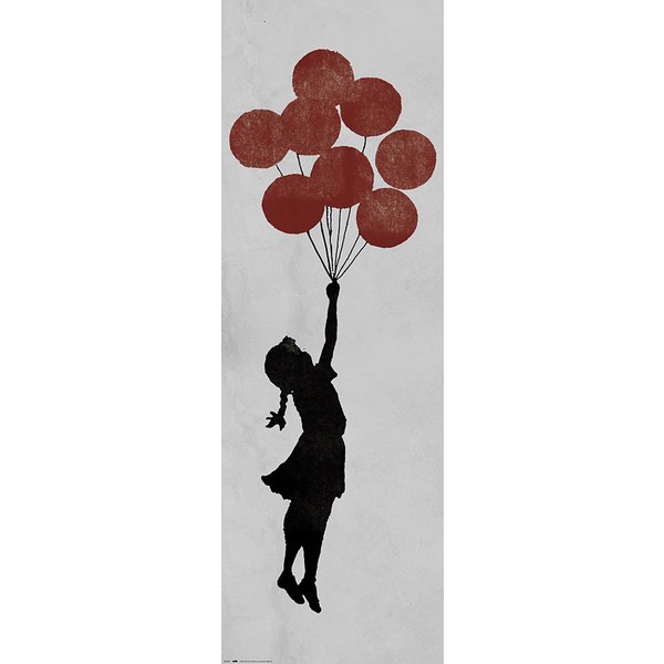 Poster de porte Bansky - Girl Floating
