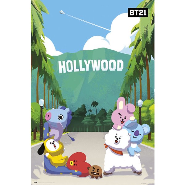 Poster BT21 - Hollywood