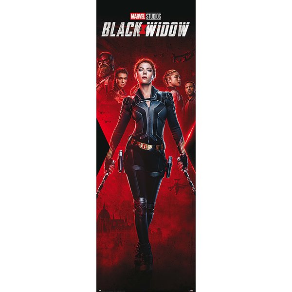 Poster de porte Marvel Black Widow -