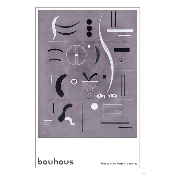 Poster Bauhaus Four Parts -
