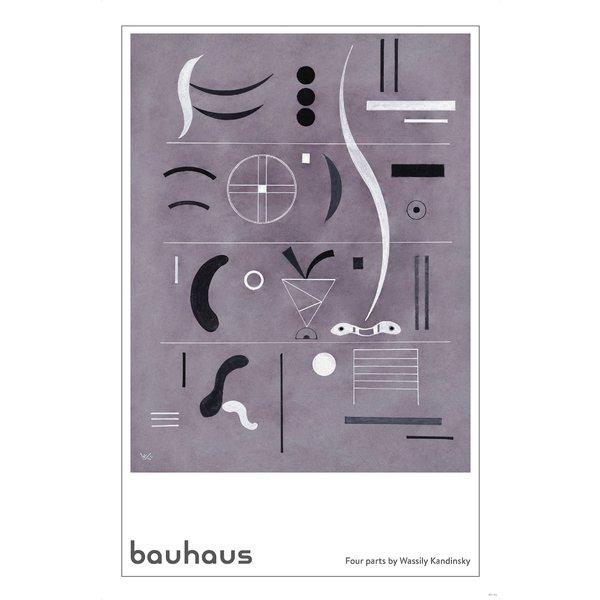 Poster Bauhaus Four Parts -