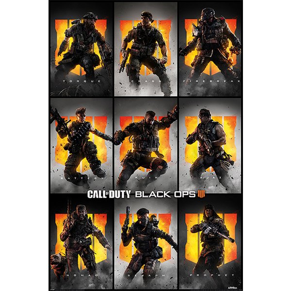Poster Call of Duty Black Ops 4 -