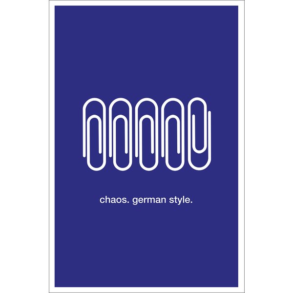 Impression d'art Chaos.German Style.
