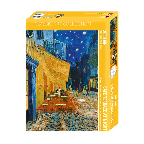 Puuzle Vincent Van Gogh - Terrasse du café le soir