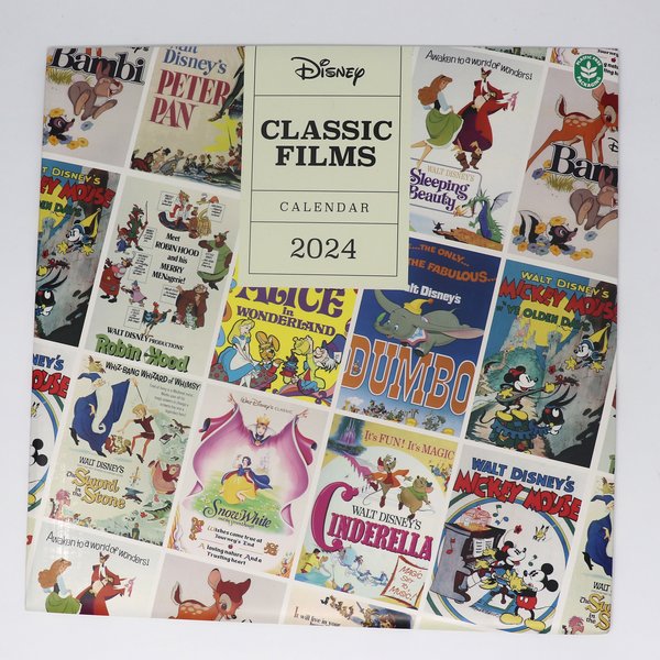 Calendrier 2024 - Disney Films Classiques