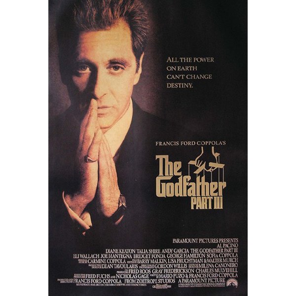 Poster le parrain III (en anglais The Godfather)