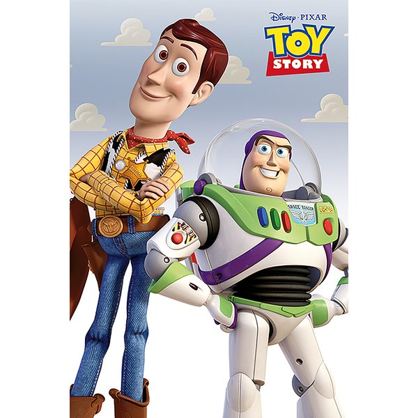 Poster Disney Toy Story - Woody and Buzz Lightyear