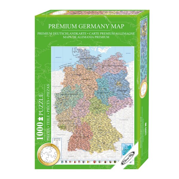 Puzzle Carte d'Allemagne -