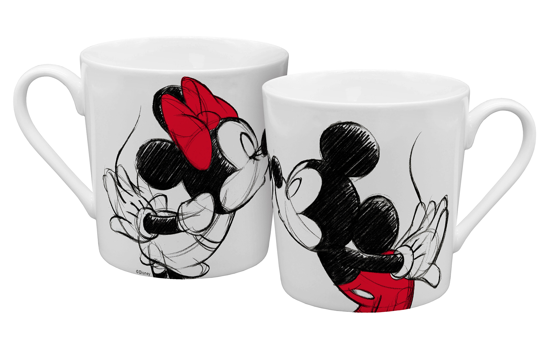 Tasse Disney - Mickey & Minnie Kiss Sketch, en vente sur Close Up