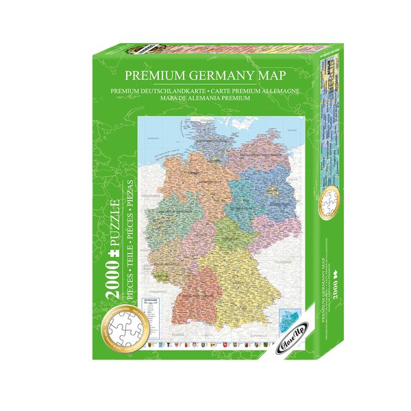Puzzle Carte d'Allemagne 