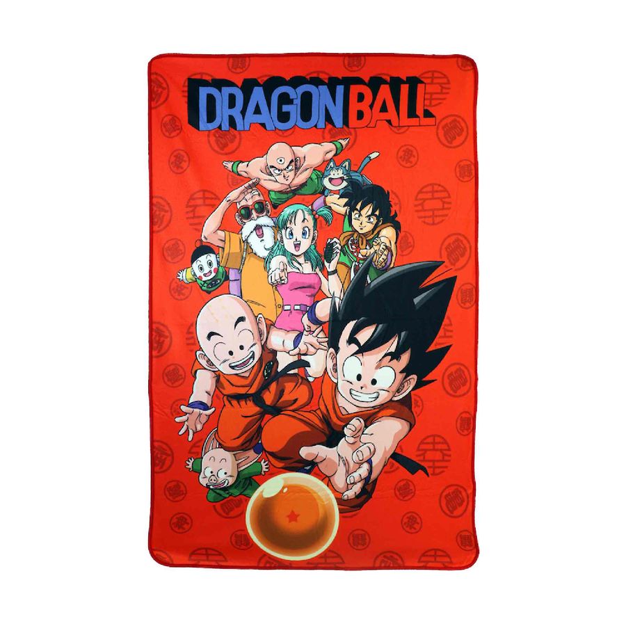 Plaid Dragonball - Goku and Friends, en vente sur Close Up