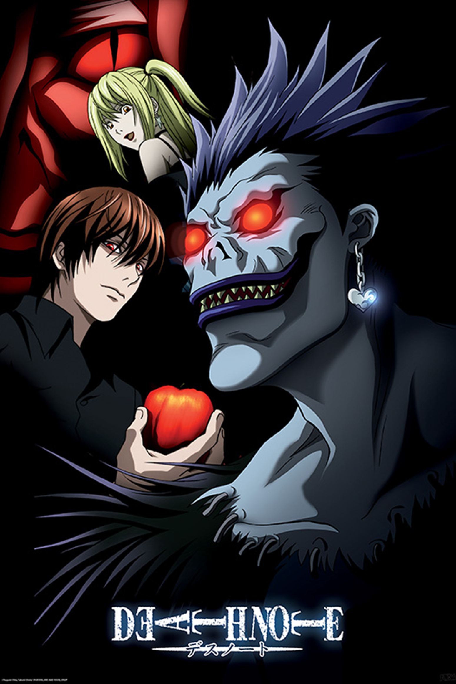 Poster Death Note Light Yagami, Misa & Ryuk, en vente sur Close Up