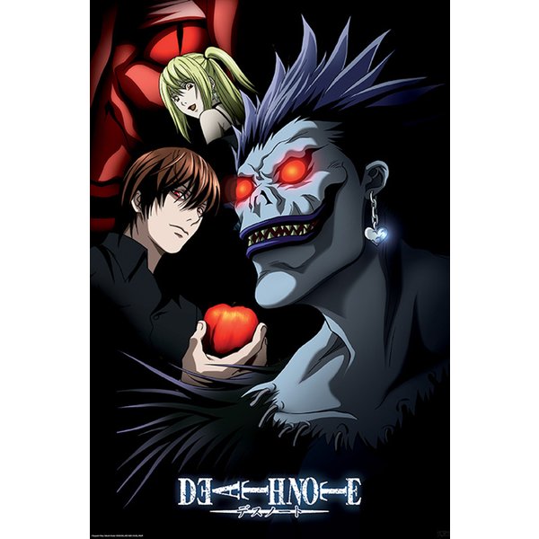 Poster Death Note - Light Yagami, Misa & Ryuk
