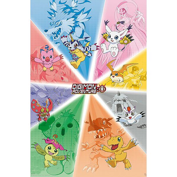 Poster Digimon Adventure -