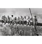 Poster hommes au dessus de manhattan