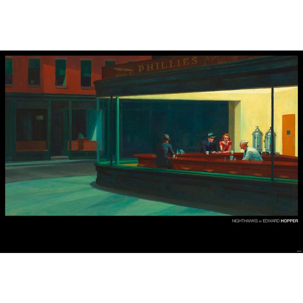 POSTER EDWARD HOPPER 