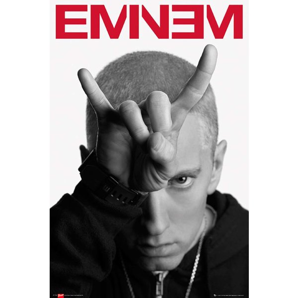 Poster Eminem cornes de diable