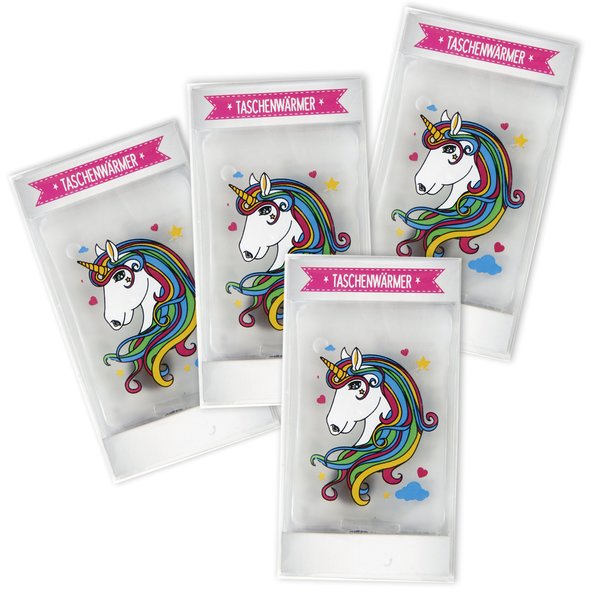 Set de 4 Chauffe-mains Licorne -