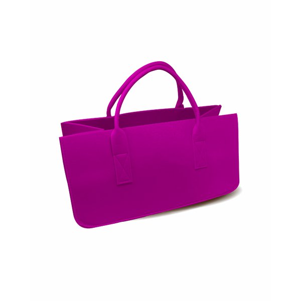 Filztasche Kaminholz Pink