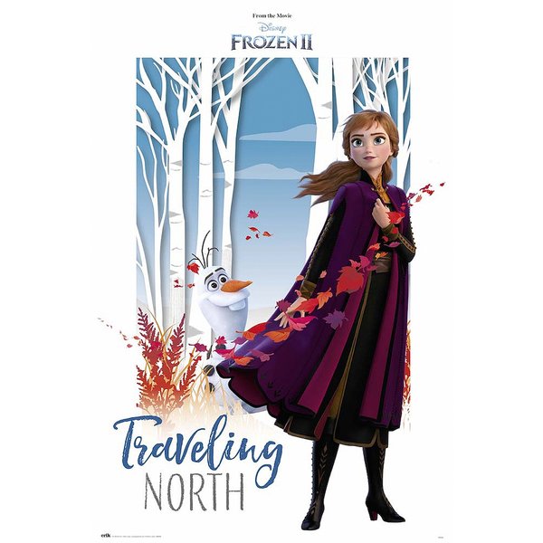 Poster Frozen 2 - Travelling North
