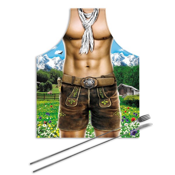 Ensemble pour barbecue look tyrol pour lui