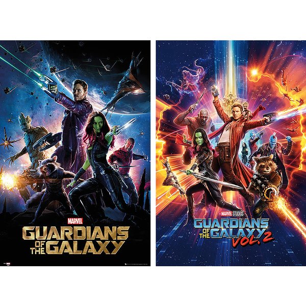 Set de 2 Posters Les Gardiens de la Galaxie -