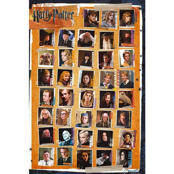 POSTER HARRY POTTER ET LES