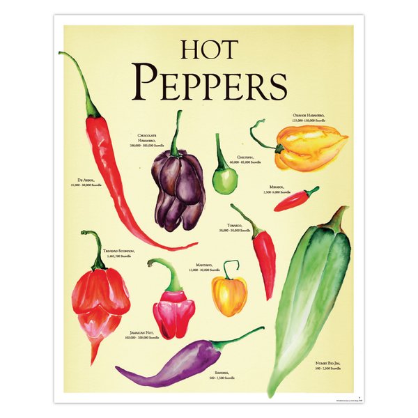 Poster Janette - Hot Peppers