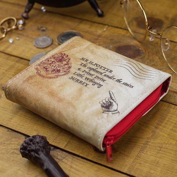 Porte-monnaie Harry Potter - Lettre de Poudlard, en vente 