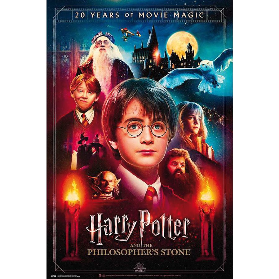 Poster Harry Potter The Philosopher's Stone - 20 Years Of Movie Magic