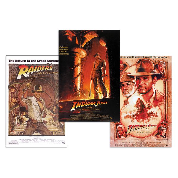 Set de 3 Posters Indiana Jones -